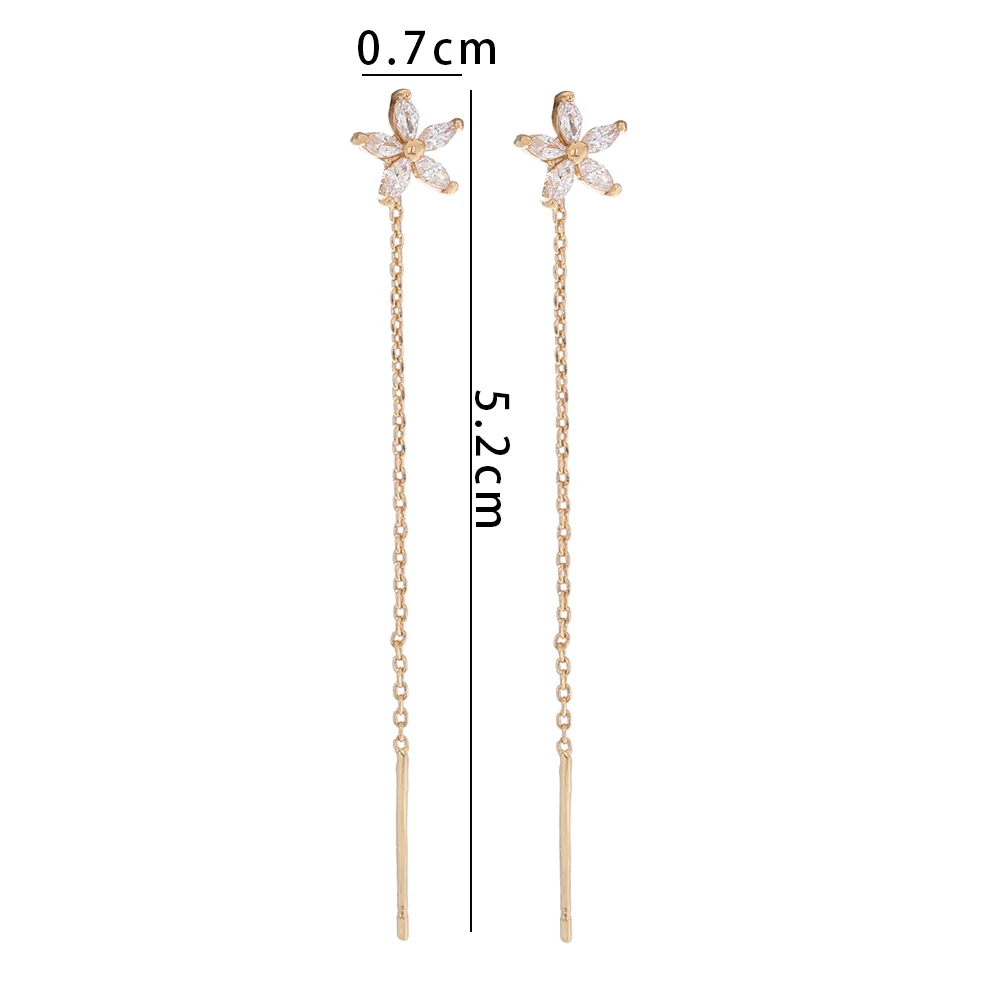 Opal | Graceful Pull-Trough Earrings - Image 7