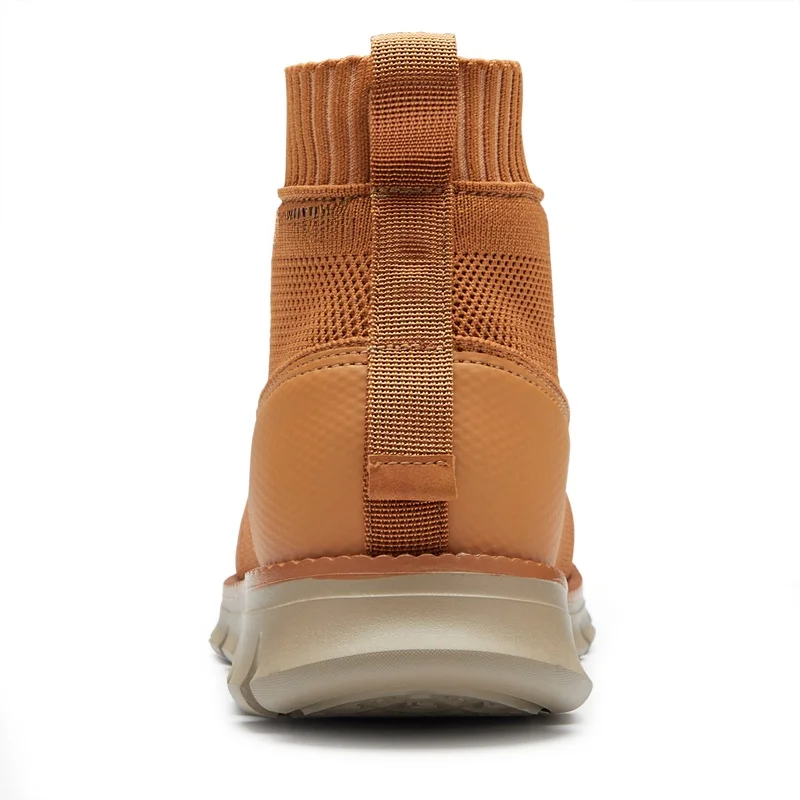 Oscar Ankle-Length Combat Boots | Chunky Sole Mesh Combat Boots - Image 10