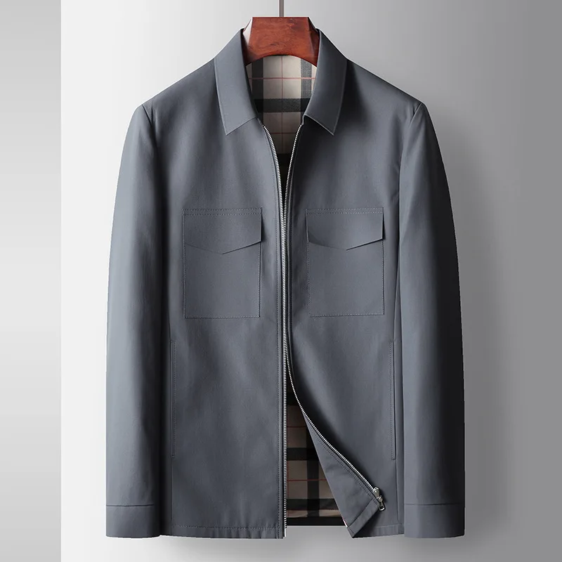 Oscar Regular Fit Utility Jacket | Collared Long Sleeve Utility Jacket - Image 5