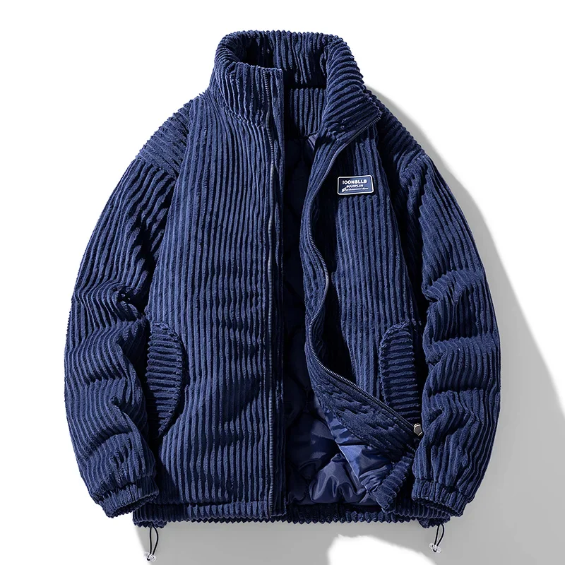 Oscar Relaxed Fit Jacket | Stand Collar Zip Front Jacket - Image 2