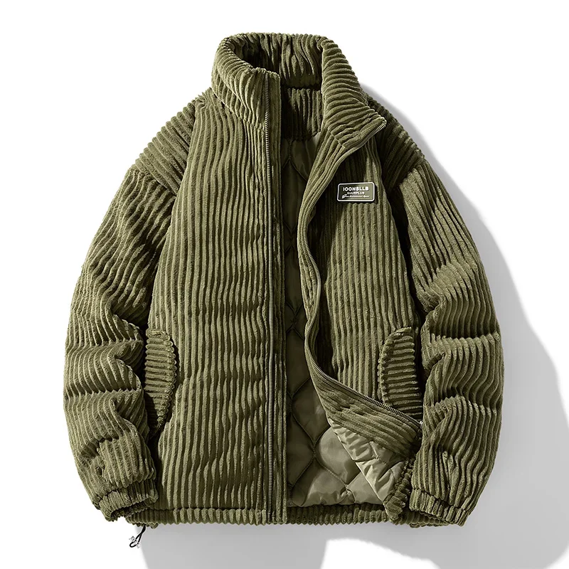 Oscar Relaxed Fit Jacket | Stand Collar Zip Front Jacket - Image 3