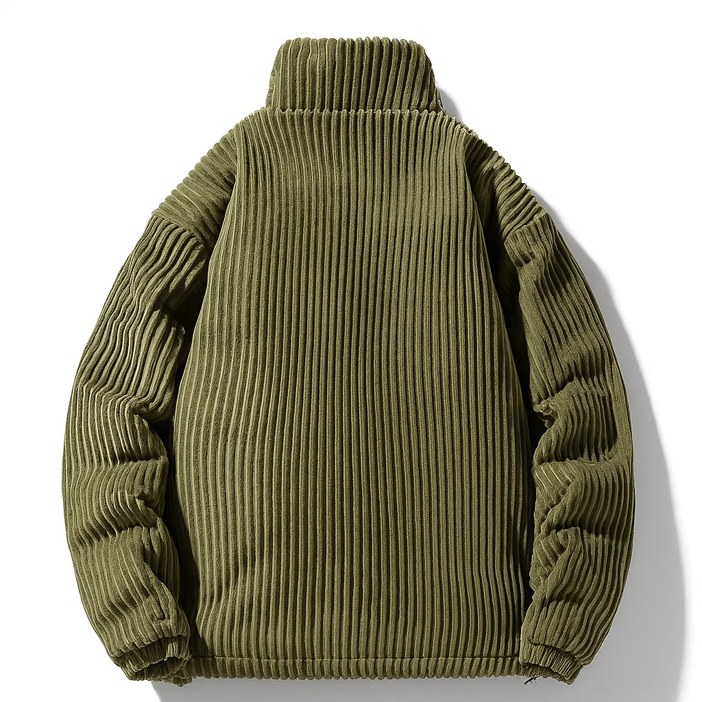 Oscar Relaxed Fit Jacket | Stand Collar Zip Front Jacket - Image 4