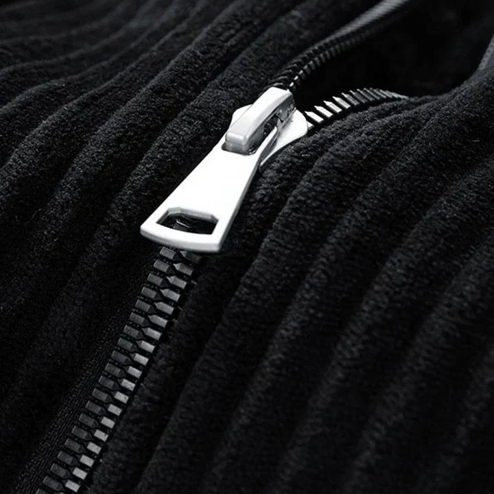Oscar Relaxed Fit Jacket | Stand Collar Zip Front Jacket - Image 8