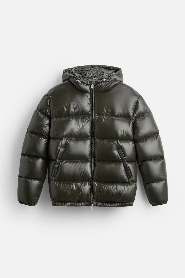 Padded Jacket – Water-Repellent – With Hood – Insulating Warm Comfort - Image 4
