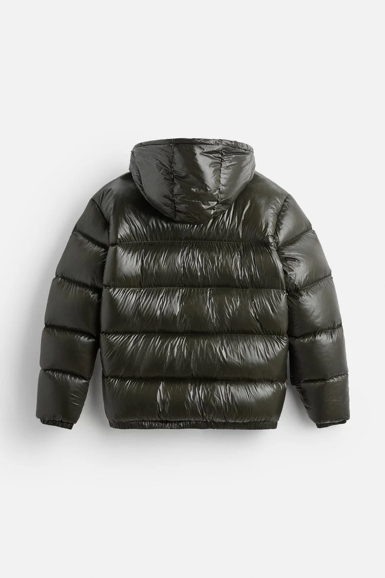 Padded Jacket – Water-Repellent – With Hood – Insulating Warm Comfort - Image 5