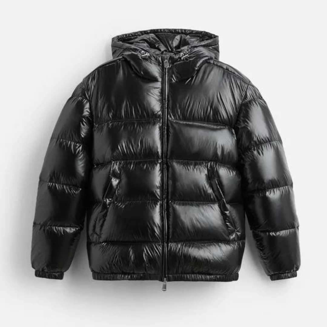 Padded Jacket – Water-Repellent – With Hood – Insulating Warm Comfort - Image 9