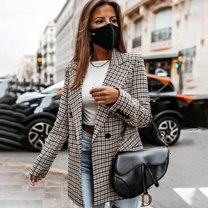 Piper - Timeless Checked Blazer for Every Occasion - Image 3