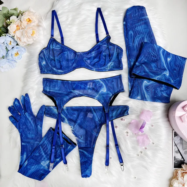 Poppy | 5-Piece Tie Dye Lingerie Set - Image 15
