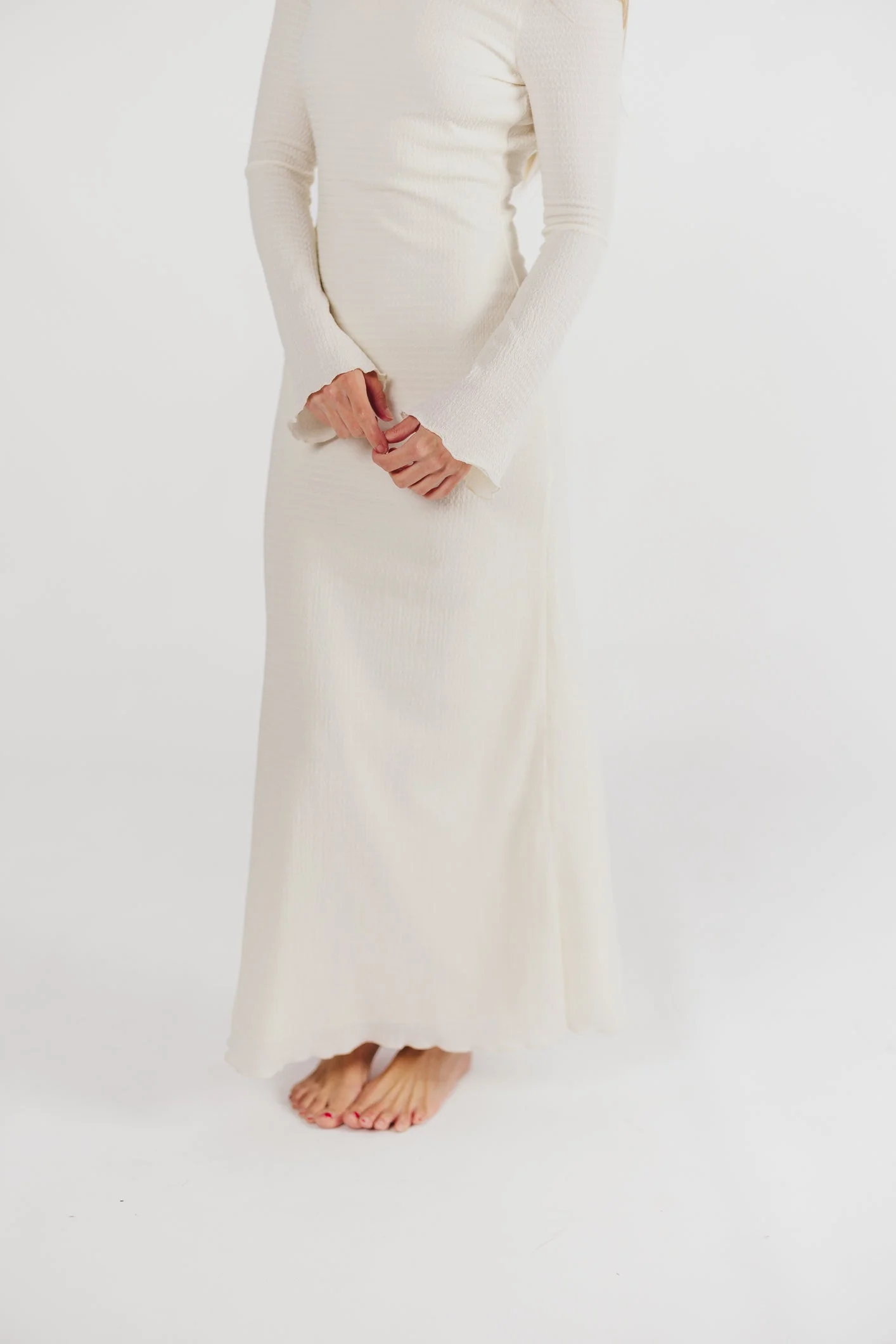 Poppy | Elegant Maxi Dress with Open Back - Image 3