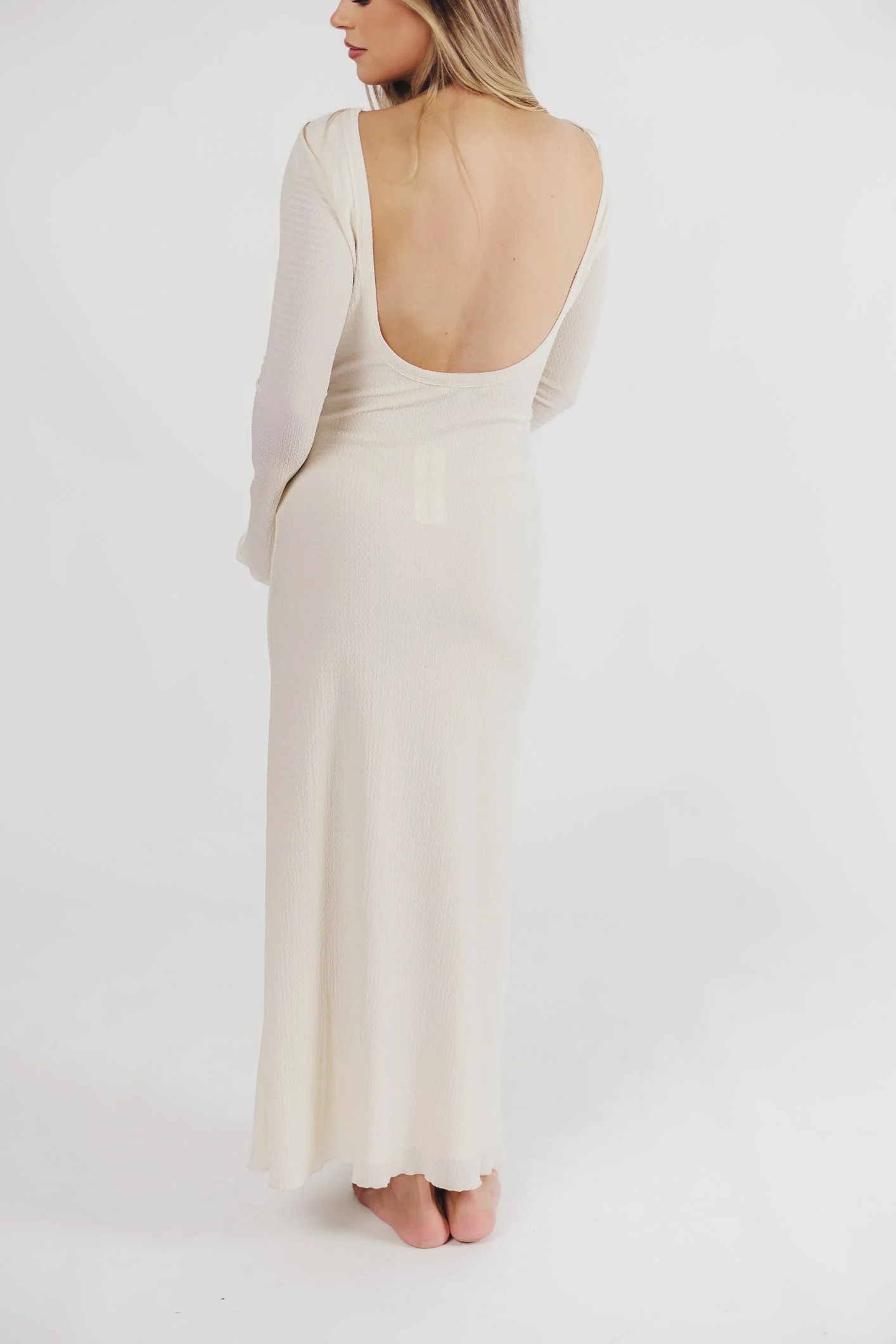 Poppy | Elegant Maxi Dress with Open Back - Image 6