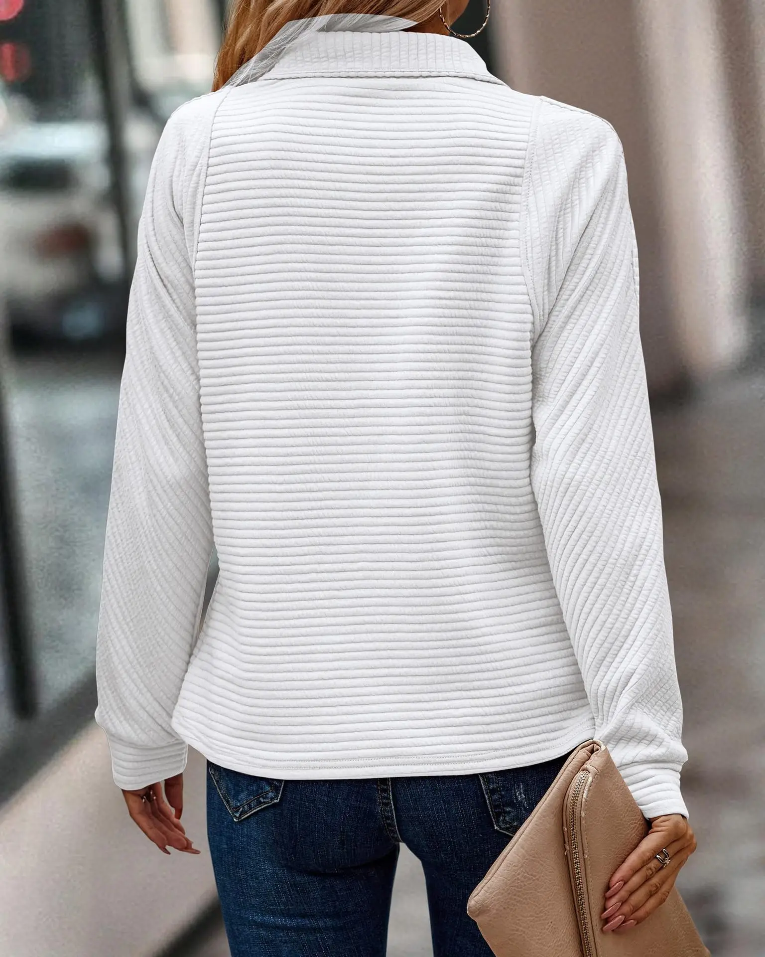 Premium Soft Sweater with Short Zipper - Image 7