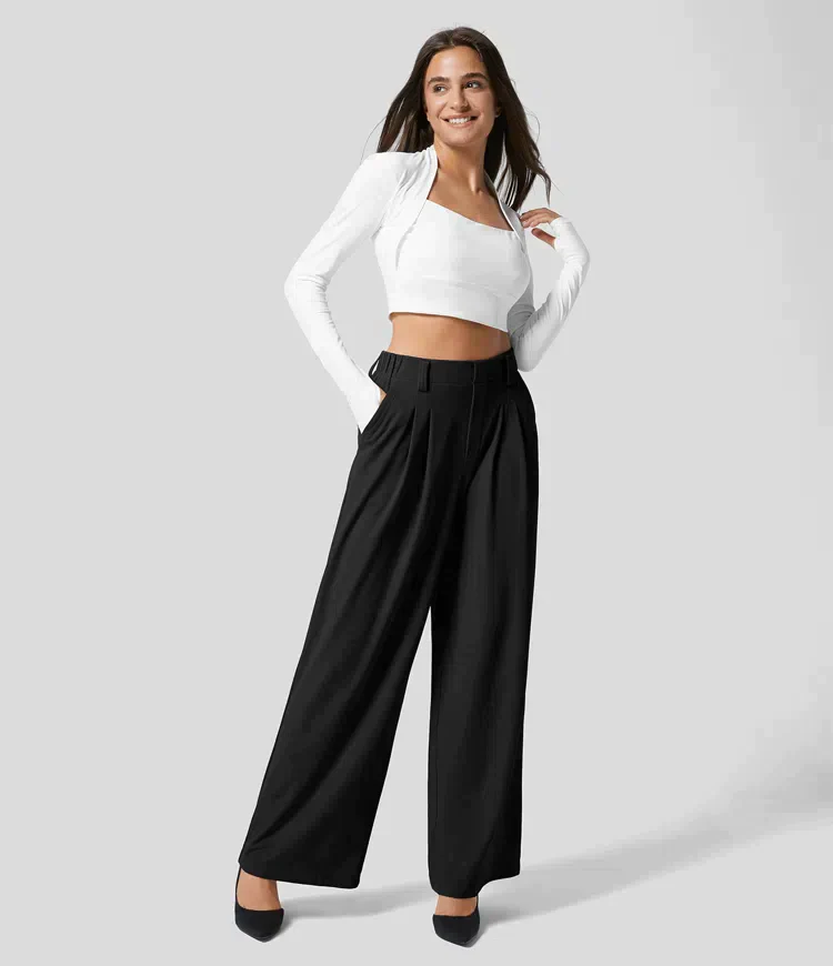 Relaxed Fit Pants for Women - Image 7