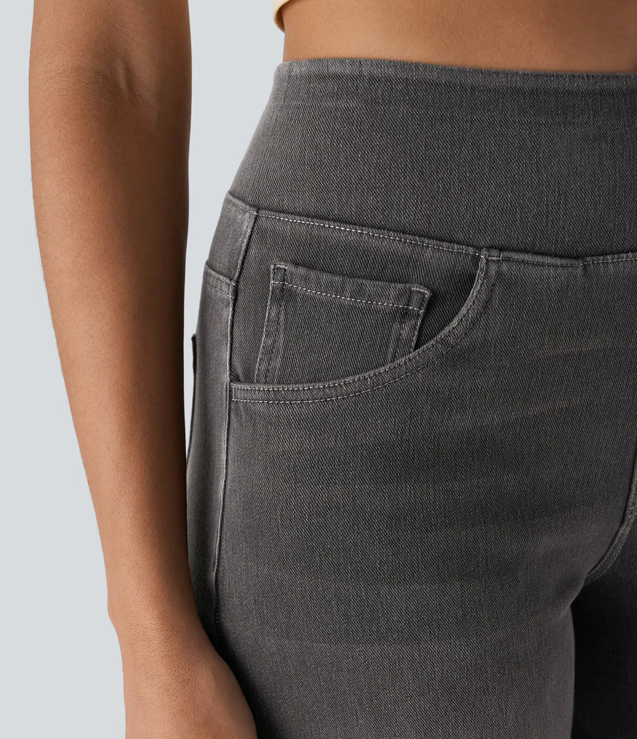 Relaxed Fit Stretch Knit Jeans - Image 5