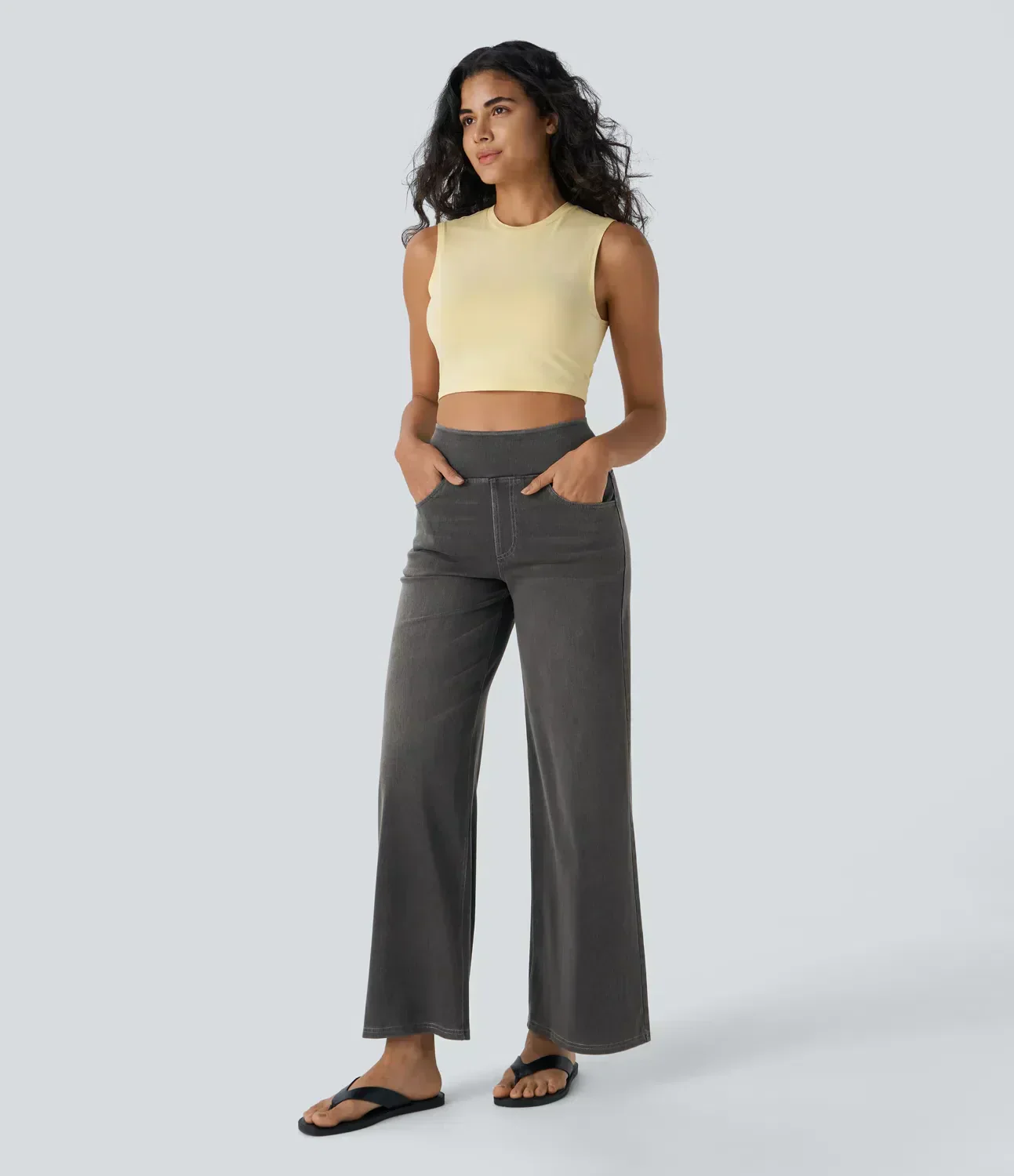 Relaxed Fit Stretch Knit Jeans - Image 7