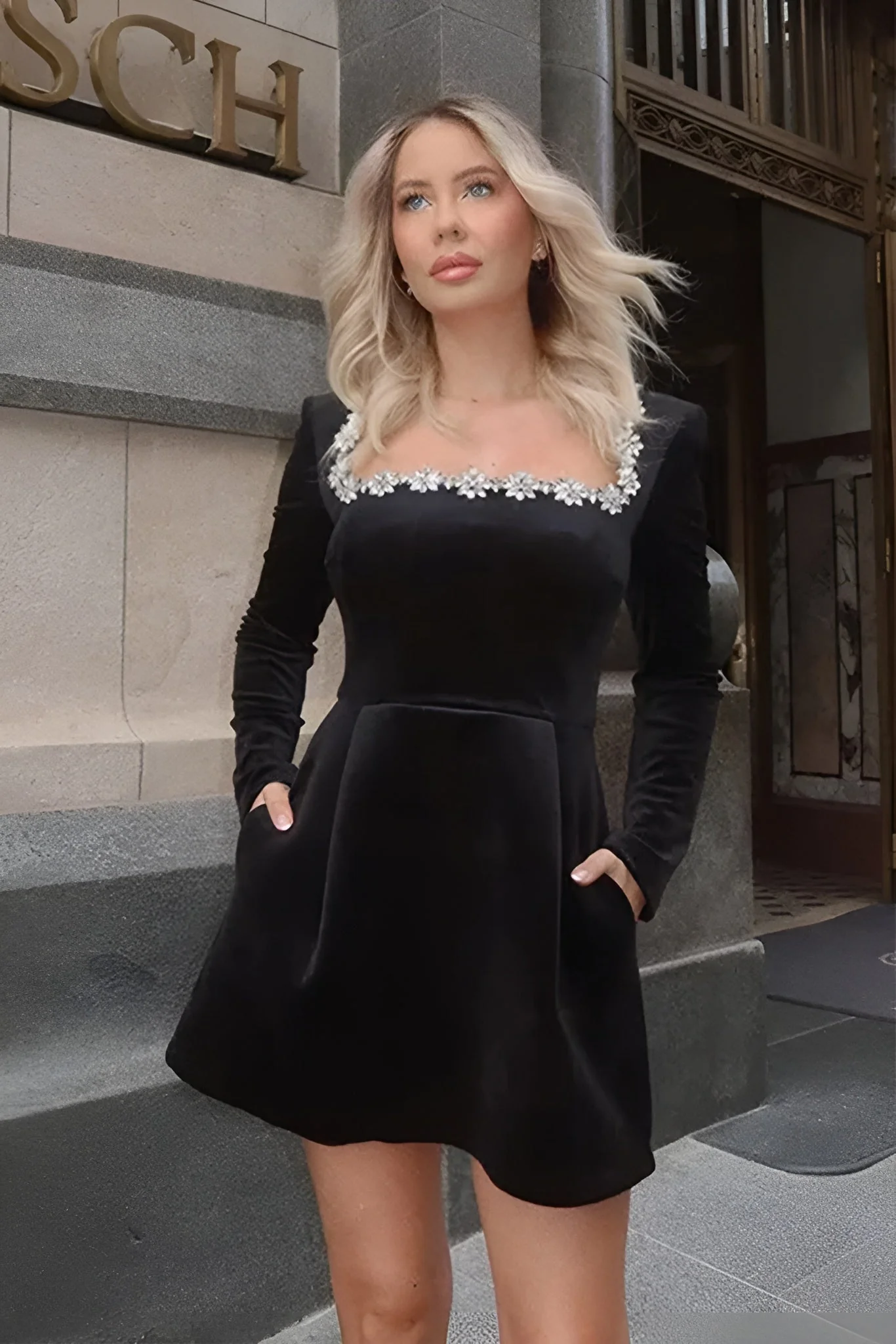 Richel | Long Sleeve Dress - Image 3