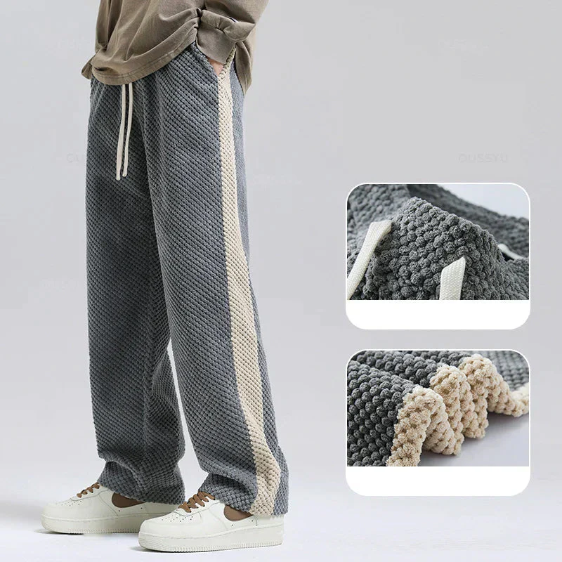 Rocco Relaxed Fit Lounge Pants | Striped Drawstring Waist Lounge Pants - Image 2