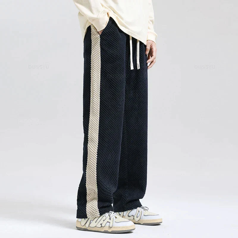 Rocco Relaxed Fit Lounge Pants | Striped Drawstring Waist Lounge Pants - Image 5