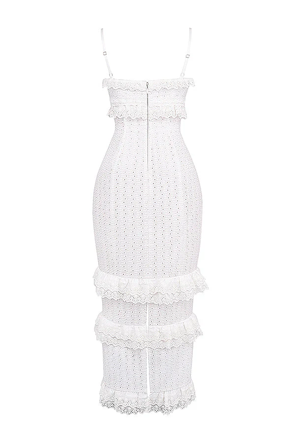 Romantic Embroidered Maxi-dress - Image 7