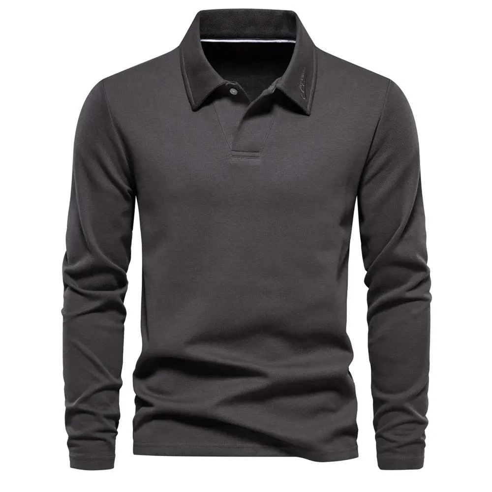 Romio | Classic Long Sleeves Polo - Image 4