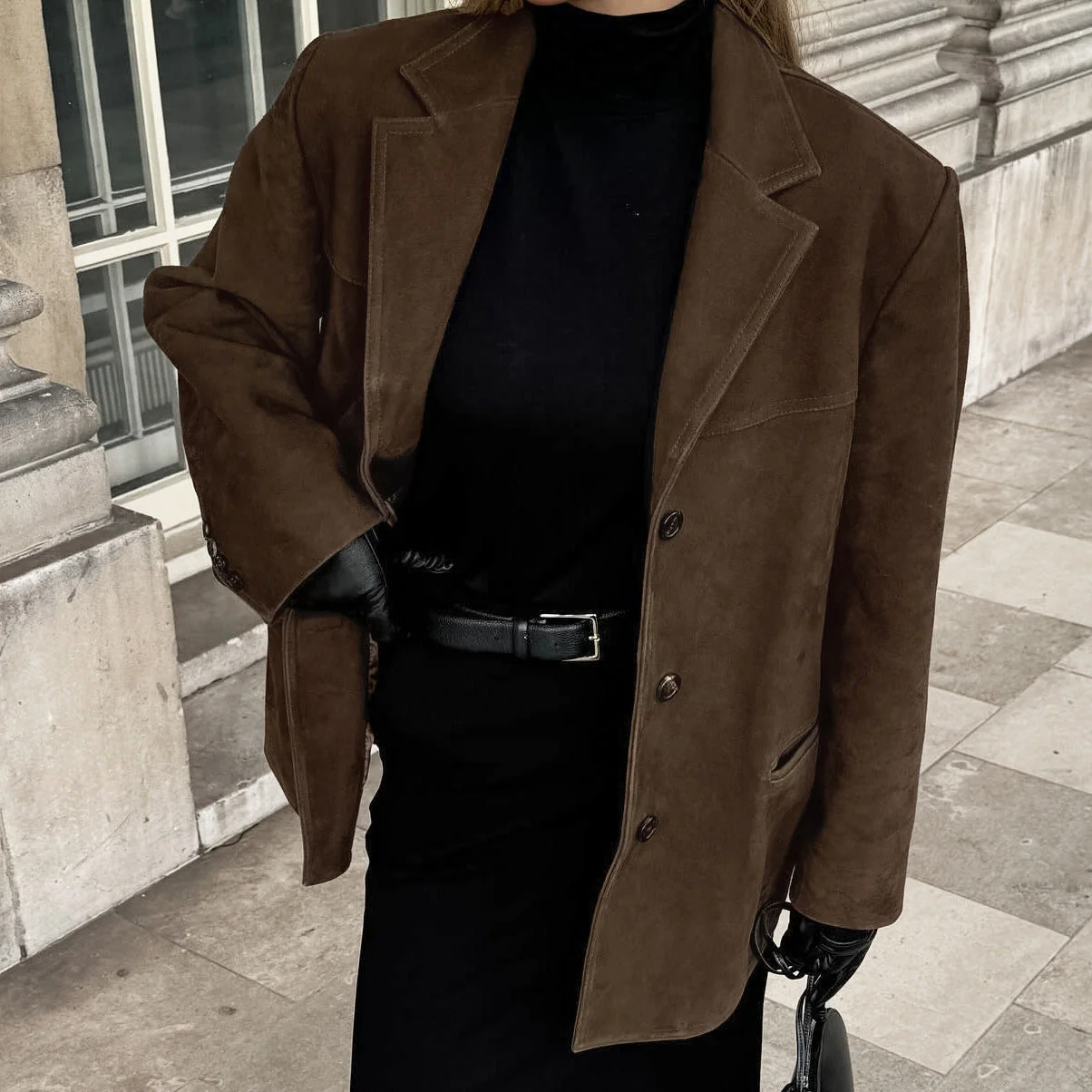 Romy | Suede Blazer - Image 10