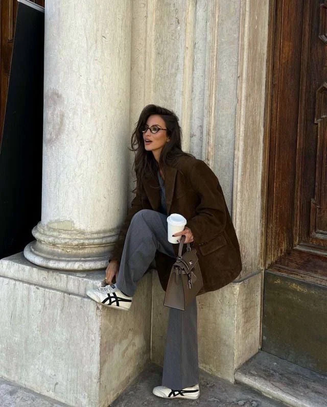 Romy | Suede Blazer - Image 3