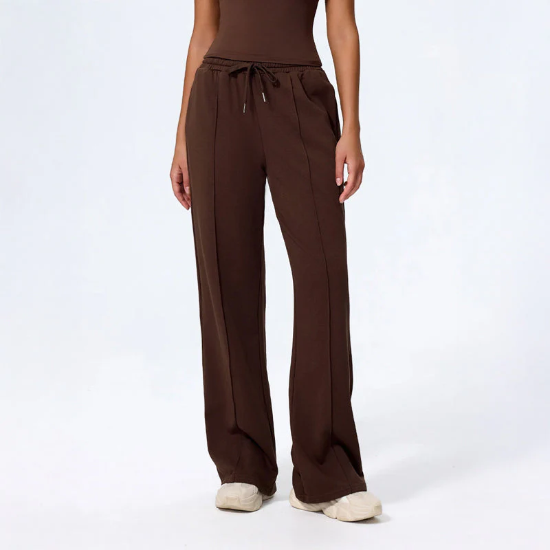 Rosie Wide Leg Lounge Pants | Drawstring Waist Relaxed Fit Pants - Image 10