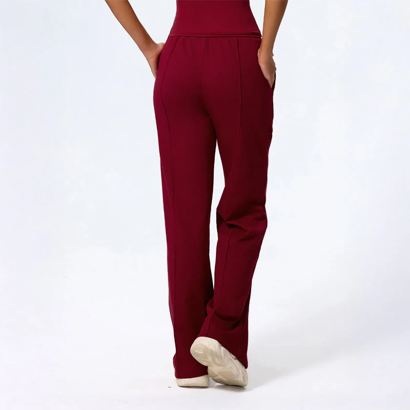 Rosie Wide Leg Lounge Pants | Drawstring Waist Relaxed Fit Pants - Image 5