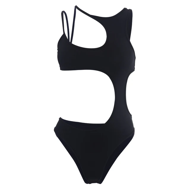 Ladies Swimsuit - Cut-Out Design - Halterneck - High cut legs - Shaping Model - Image 7