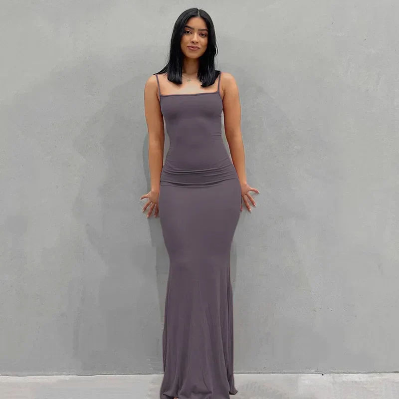 Ladies Evening Dress – Fitted – Straight Neckline – Long Dress – Elegant Fit - Image 11