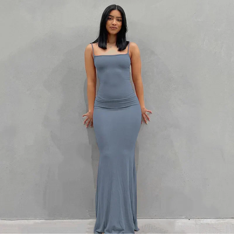 Ladies Evening Dress – Fitted – Straight Neckline – Long Dress – Elegant Fit - Image 16