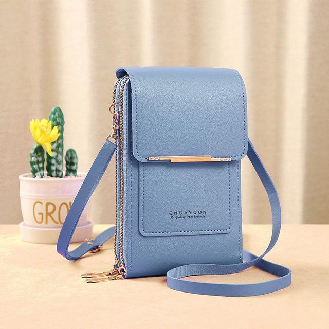 Ladies Shoulder Bag – Compact Design – Adjustable Strap – Flap with Metal Detail - Image 2