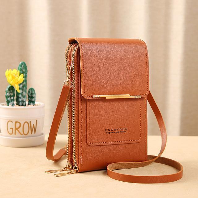 Ladies Shoulder Bag – Compact Design – Adjustable Strap – Flap with Metal Detail - Image 3