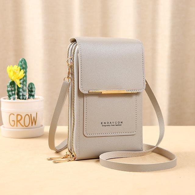 Ladies Shoulder Bag – Compact Design – Adjustable Strap – Flap with Metal Detail - Image 5