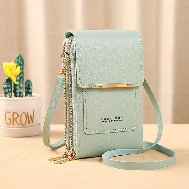 Ladies Shoulder Bag – Compact Design – Adjustable Strap – Flap with Metal Detail - Image 6