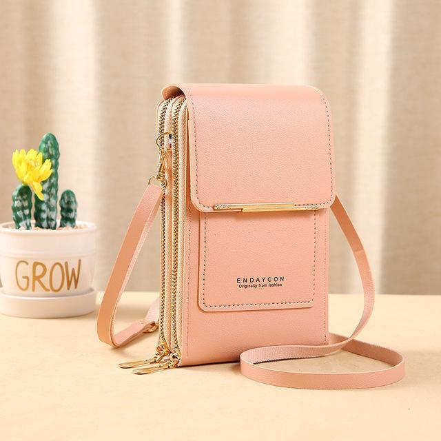 Ladies Shoulder Bag – Compact Design – Adjustable Strap – Flap with Metal Detail - Image 7