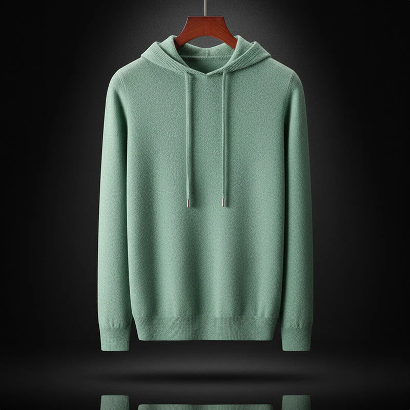 Sebastian Regular Fit Hoodie | Hip-Length Solid Hoodie - Image 3