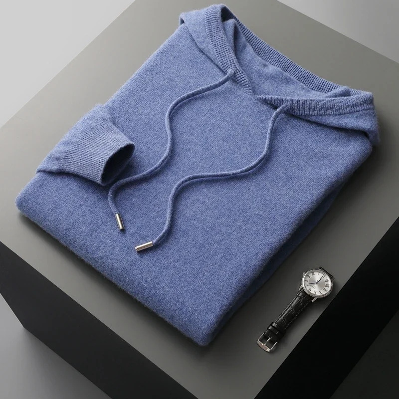 Sebastian Regular Fit Hoodie | Hip-Length Solid Hoodie - Image 6