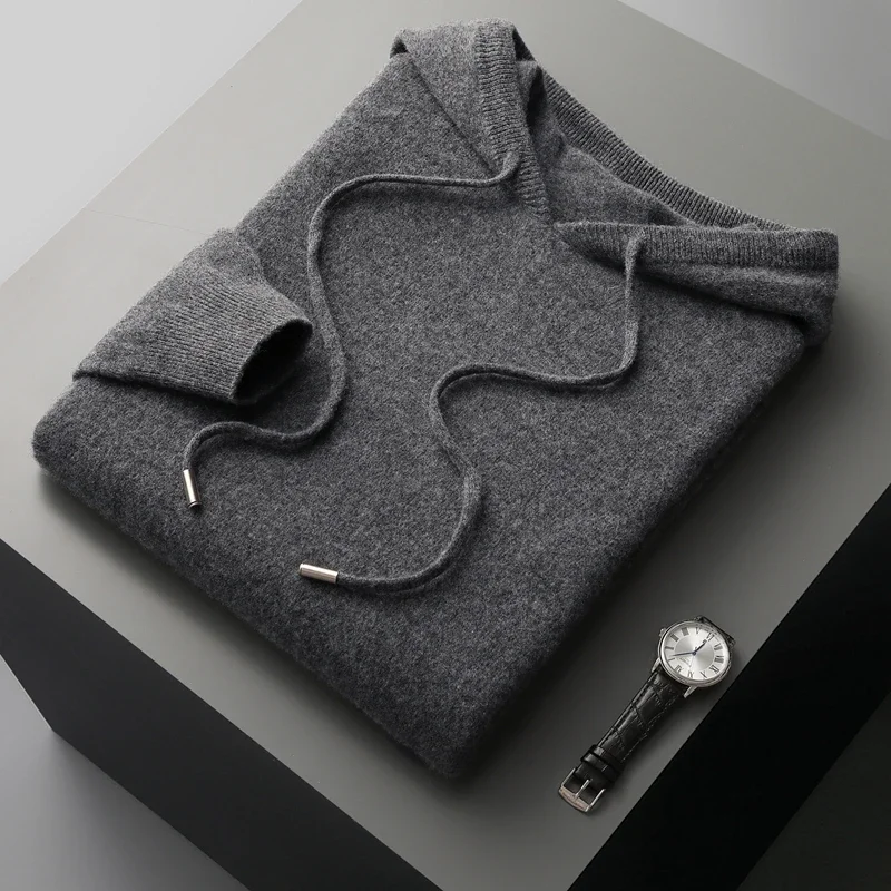 Sebastian Regular Fit Hoodie | Hip-Length Solid Hoodie - Image 7