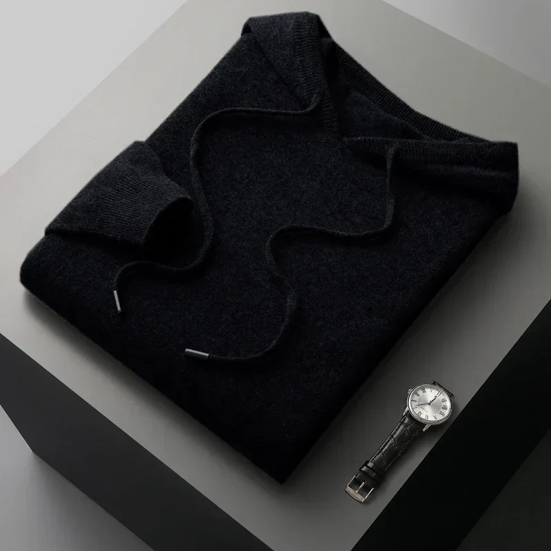 Sebastian Regular Fit Hoodie | Hip-Length Solid Hoodie - Image 9