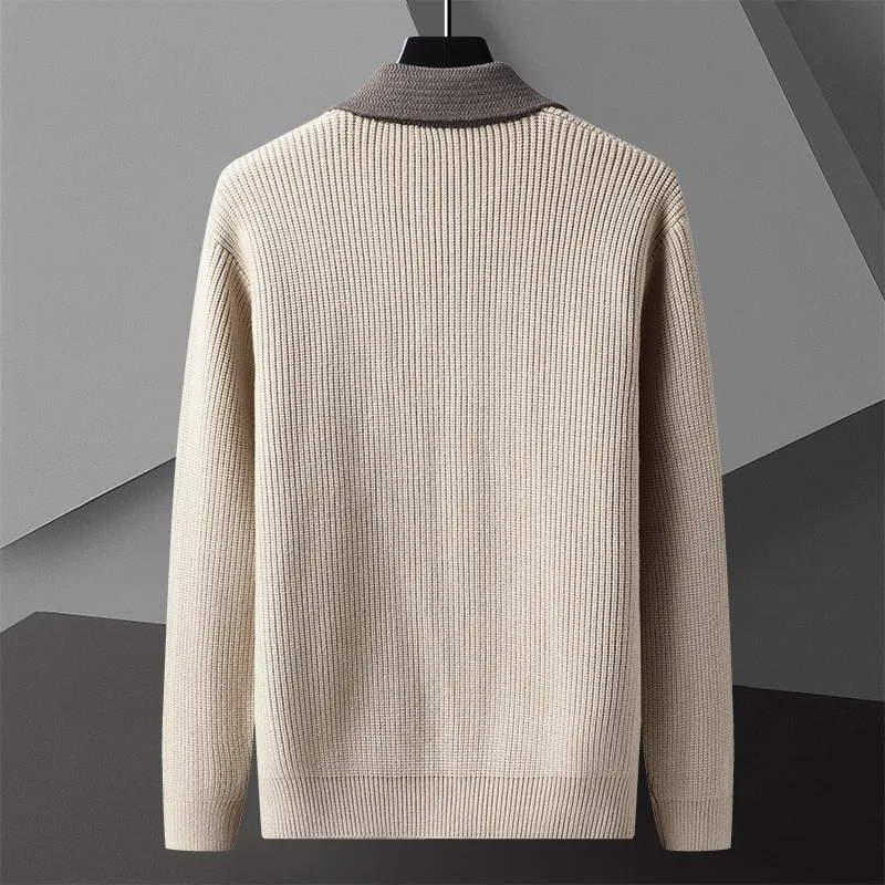 Sebastian Regular Fit Cardigan | Collared Button Front Cardigan - Image 2
