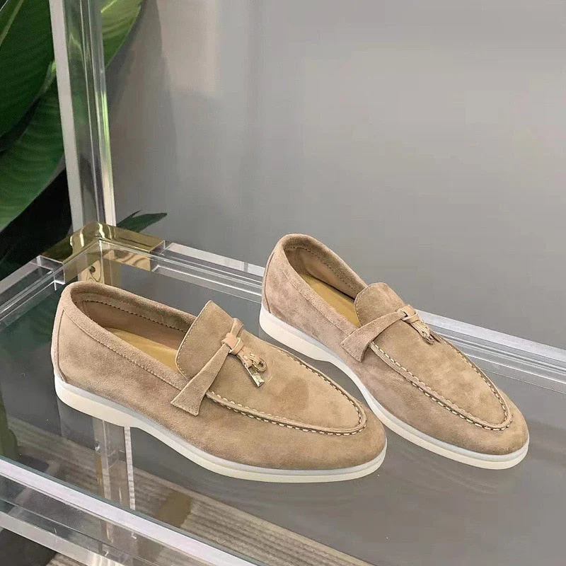 Men's Loafers – Suede – Slip-On – With Tassel Detail – Comfortable and Elegant - Image 4
