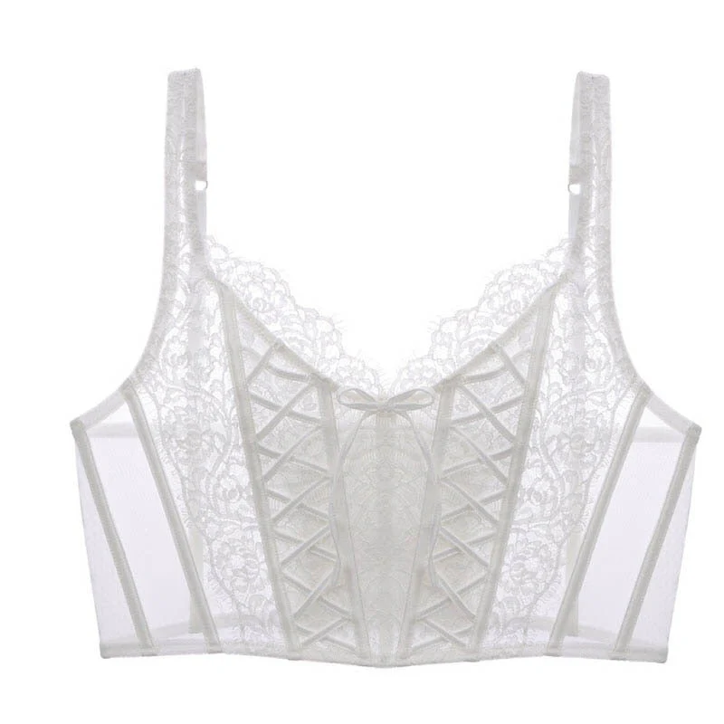 Women's Corset Top – Lace Details – Reinforced Fit – Lace-up Closure – Elegant Design - Image 6