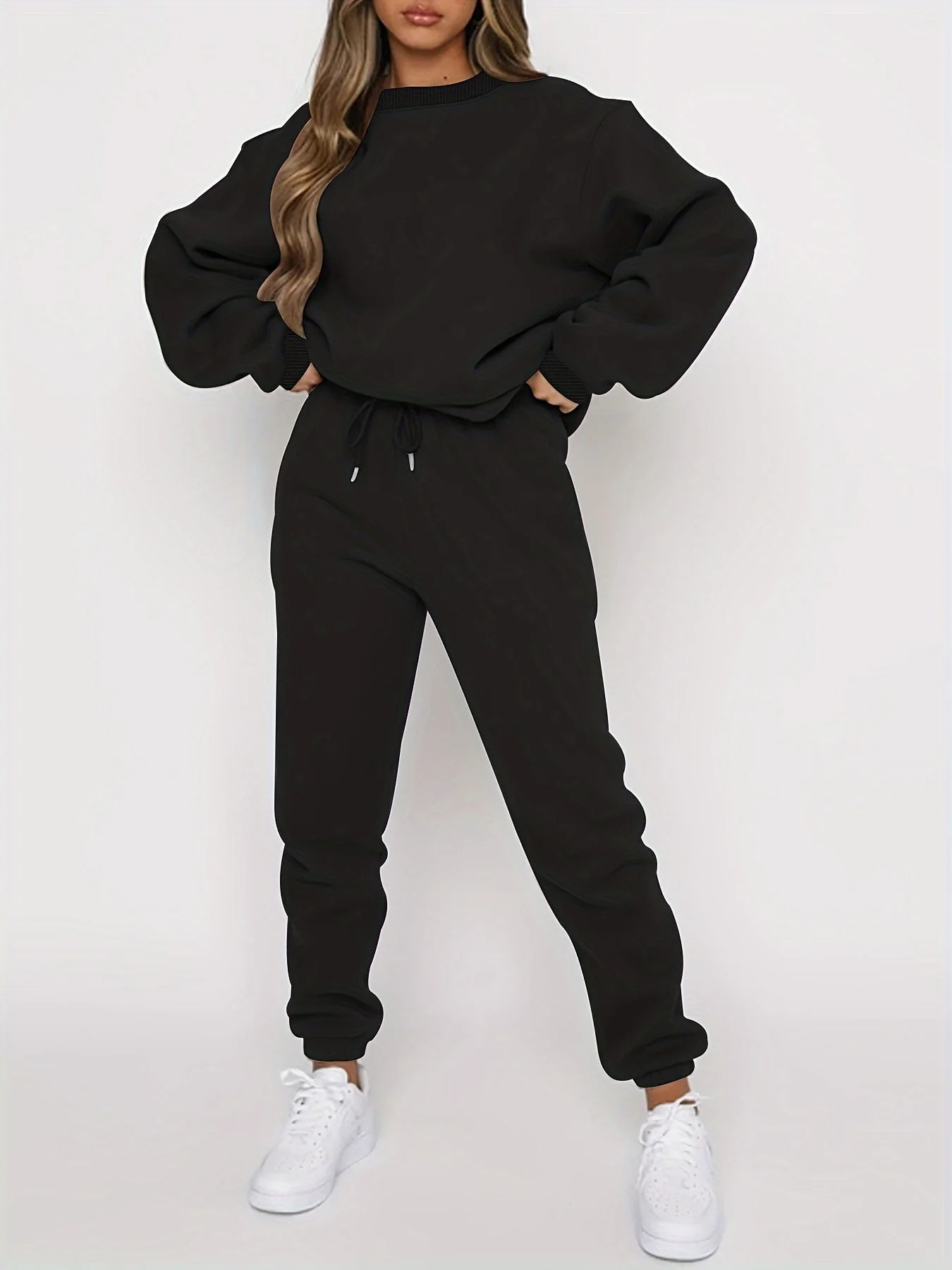 Ladies Loungewear Set – Soft Set – Relaxed Fit – Sweater & Jogging Pants – Breathable Comfort - Image 5