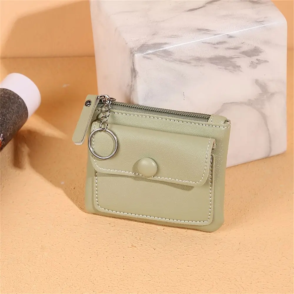 Wallet - Compact Design - PU Leather - Zipper Closure - Key Ring - Image 12