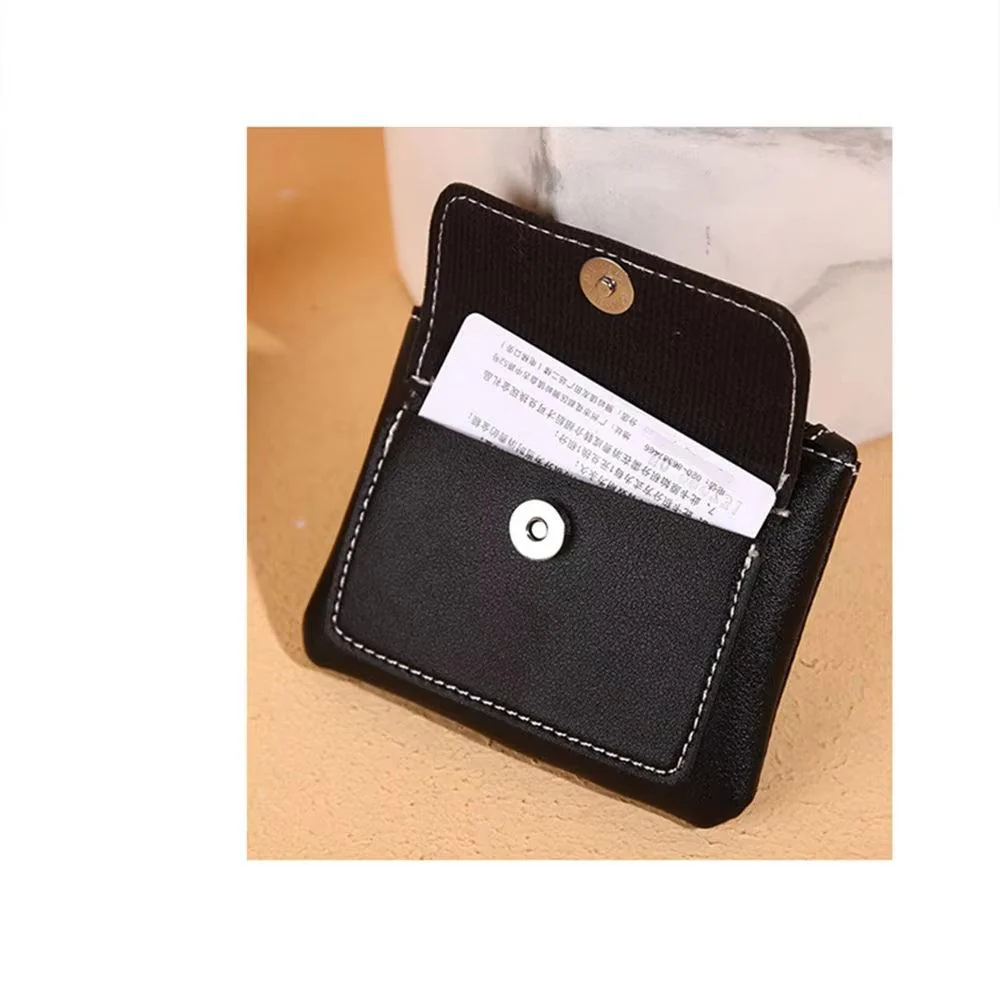 Wallet - Compact Design - PU Leather - Zipper Closure - Key Ring - Image 5