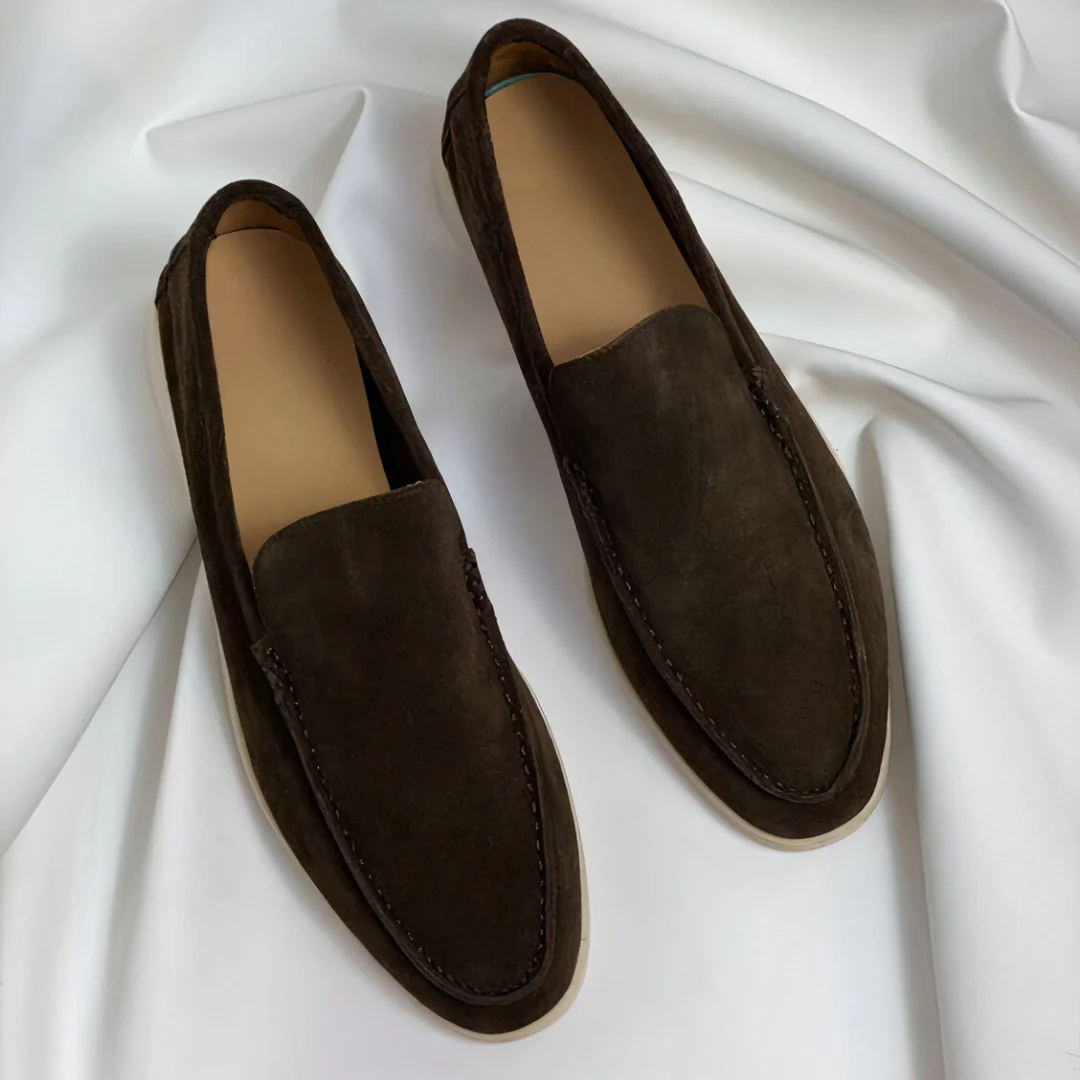 Men's Loafers – Suede – Slip-on – Round Toe – Comfortable and Versatile Design - Image 4