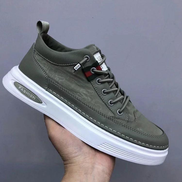 Men's Sneaker – Synthetic Leather & Textile – Rubber Sole – Casual Comfort Fit - Image 6