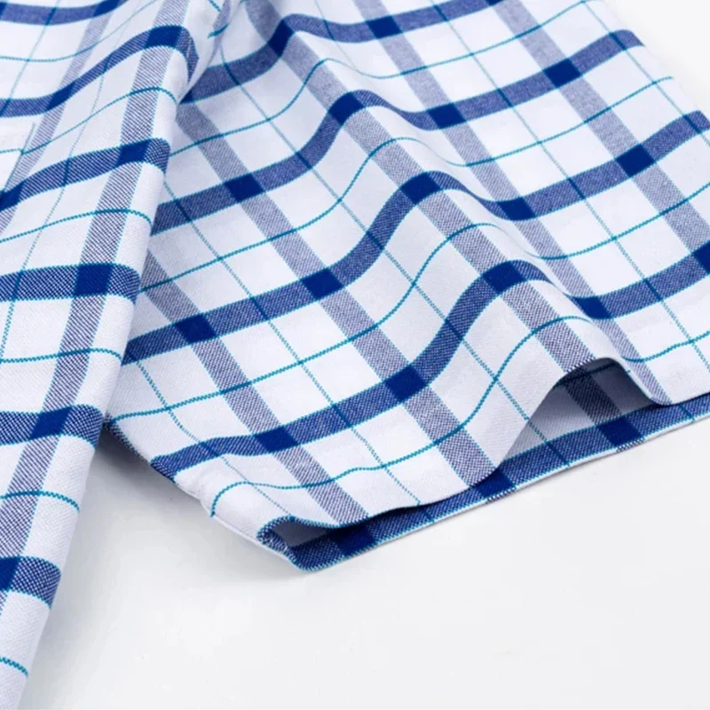 Men's Shirt – Short Sleeve – Striped – Classic Collar – Regular Fit – Breathable Cotton - Image 11
