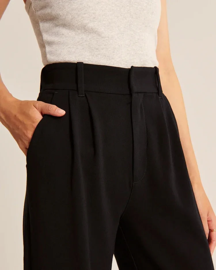 Fitted Ladies' Trousers With Wide Legs - Image 3