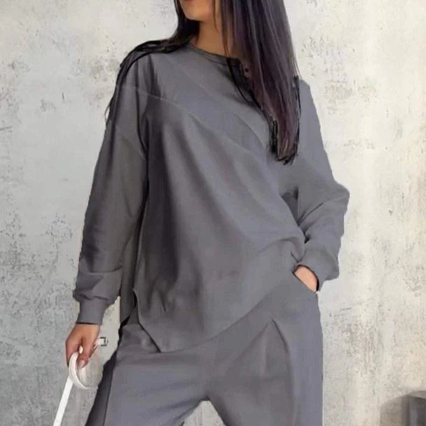 Women's Loungewear Set – Soft Knit – Relaxed Fit – Sweater with Joggers - Image 5